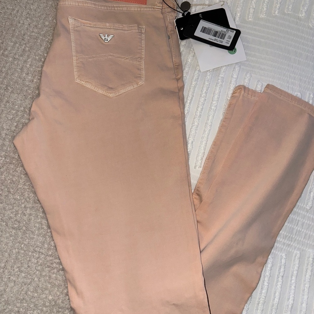 Emporio Armani Blush Skinny Fit Pants